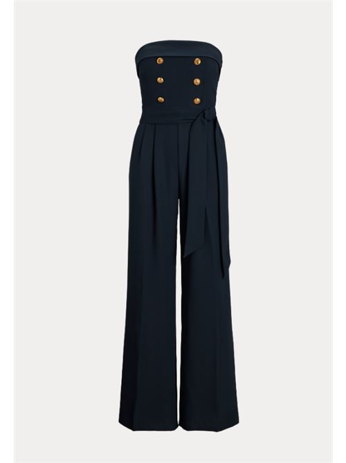 JUMPSUIT IN SATIN AND CREPE LAUREN RALPH LAUREN | 253962765001410 NAVY